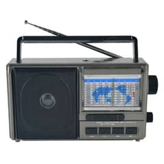 GENERICO - Radio Vintage FM AM SW USB BT TF Solar Pilas Recargable negro