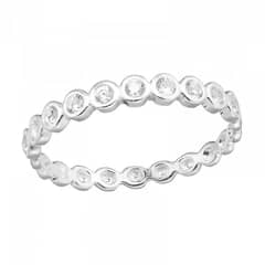 GOIA - Anillo para Mujer Círculos Silver 3.0