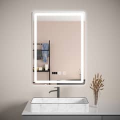 U BUY - Espejo Rectangular Led Con Touch Antiniebla 50x70 Cm