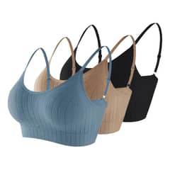 GIOIO - Brasier Push-up Sin Aro Ropa Interior 3 Unidades