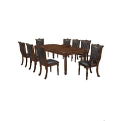 ECOMUSO - JUEGO DE COMEDOR ISABELLA 6 SILLAS + 2 SITIALES MESA CON EXTENCION