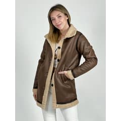 ENIGMATICA BOUTIQUE - Abrigo Gamulan Achiporrado - Café Claro