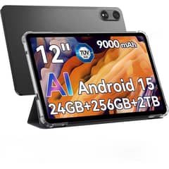 OSCAL - Pad100 Tableta, 24GB+256GB, 12 pantalla, Android15