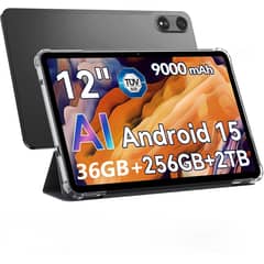 OSCAL - Pad100 Tableta, 36GB+256GB, 12 pantalla, Android15