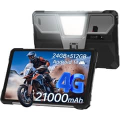 UNIHERTZ - 8849 Tank Pad E Tableta, 24GB+512GB, 21000mAh,WiFi,GPS