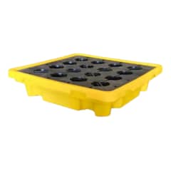 GENERICO - Pallet Plastico Antiderrame Ventilado Para 1 Tambor
