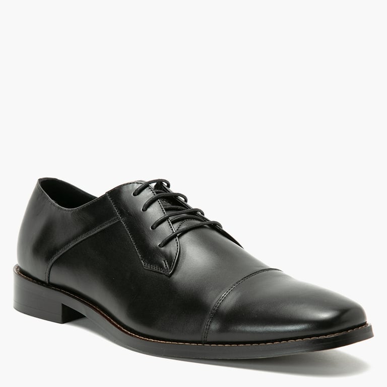 HUSH PUPPIES Zapato Formal Hombre Cuero Negro Ofertitas