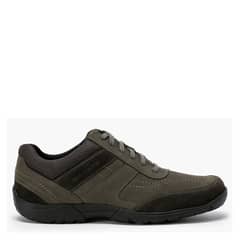 GUANTE - Zapato Casual Hombre Cuero Gris