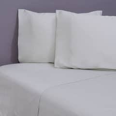 FABRICS - Sábana Bordada 180 Hilos Ramas Beige