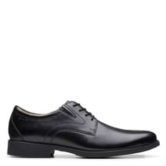 CLARKS - Zapato Formal Hombre Cuero Negro