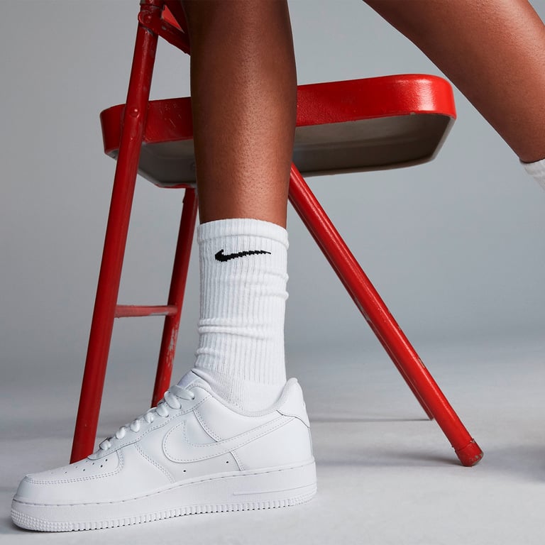 NIKE Air Force 07 Zapatilla Urbana Mujer Cuero Blanco Ofertitas
