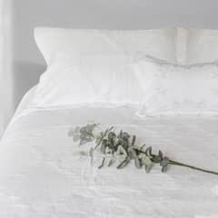 NINA HERRERA - Quilt Jacquard Blanche 1 Funda
