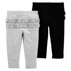 CARTER'S - Buzo Algodón Pack 2 Unidades Bebé Niña