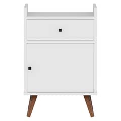 BE DESIGN - Velador Con Puerta Be Blanco