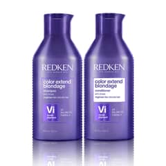 REDKEN - Set Pigmento Violeta Rubios Color Extend Blondage Shampoo 500 ml + Acondicionador 500 ml
