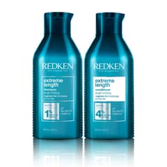 REDKEN - Tratamiento Capilar Largos Deseados Extreme Lenght Shampoo 500Ml + Acondicionador 500 Ml