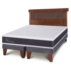 CIC - Cama Europea Ortopedic 2 Plazas Base Dividida Respaldo Dub