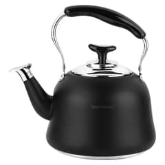 MARMICOC - Tetera Sara 3lt Black Acero Inoxidable