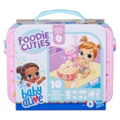 BABY ALIVE - Muñeca Alice Foodie Cuties Serie Dulce 10 Sorpresas (Contiene Producto Al Azar Del Surtido)