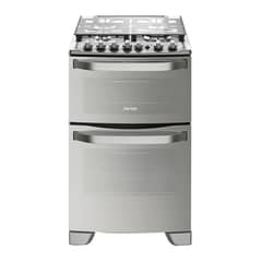 FENSA - Cocina 4 Quemadores Doble Horno de 64.7 / 36 Lt Gas Licuado 56Dxt