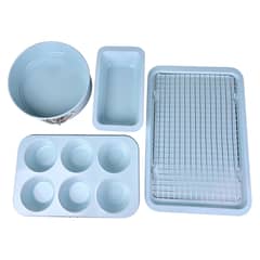 ROICHEN - Set Repostería 5 Piezas Celeste Magnolia