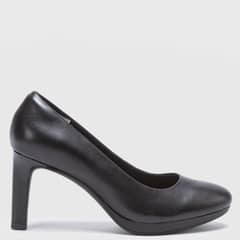 CLARKS - Zapato Formal Mujer Cuero Negro