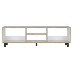 TUHOME - Rack Nomik Texas Blanco Canto Duna