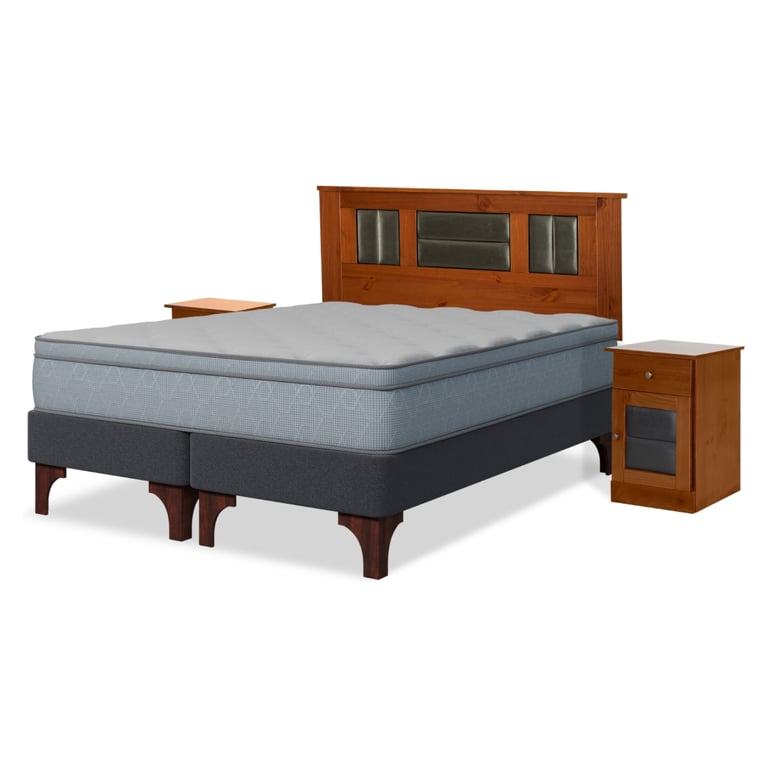 FLEX - Cama Europea Element Pocket King 180X200 + Set Muebles