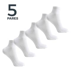MONARCH - Pack de 5 Pares Calcetín Deportivo Algodón Niño Escolar