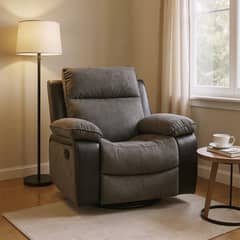 MICA - Bergere Brunei Mecedora Y Giratorio Mix Negro