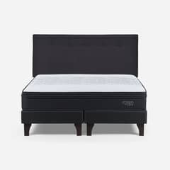 ROSEN - Cama Europea Tempo 2 Plazas + Respaldo