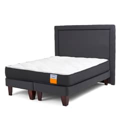 DRIMKIP - Cama Europea Funcional Super King 200x200 Cm + Respaldo