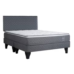 CELTA - Cama Europea Altamira King Base Dividida + Respaldo