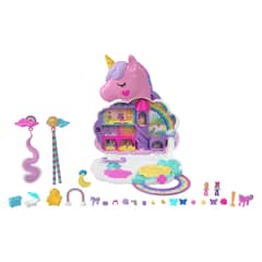 POLLY POCKET - Unicornio Salon Arcoiris
