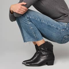ALDO - Valley Bota Vaquera Mujer Cuero Negro