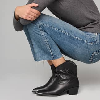ALDO - Valley Bota Vaquera Mujer Cuero Negro