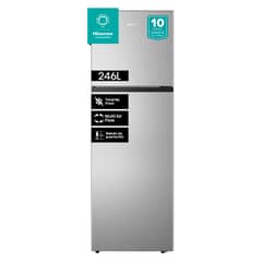 HISENSE - Refrigerador Top Mount 246 Litros RT320NV Gris