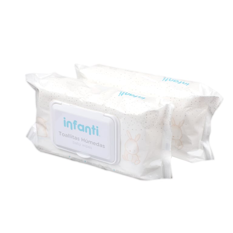 INFANTI - Toallita Humeda Bebé Pack 2 X 80un Ct | Ofertitas