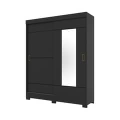 HOME MOBILI - Clóset 2 Puertas Win Negro