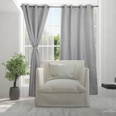 DORAL - Set De Cortinas Decorativa Poliéster 140X220 Cm