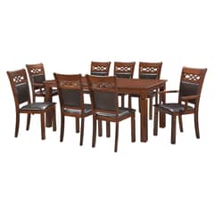 MICA - Juego De Comedor Capri + 6 Sillas + 2 Sitiales