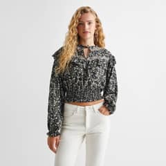 MANGO TEEN - Pantalón Recto Micropana Mujer