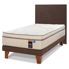 FLEX - Cama Europea Maximo Cobre 1.5 Plazas + Respaldo