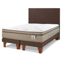 FLEX - Cama Europea Terra Cobre King + Respaldo