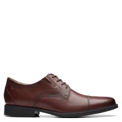CLARKS - Zapato Formal Cuero Hombre Café