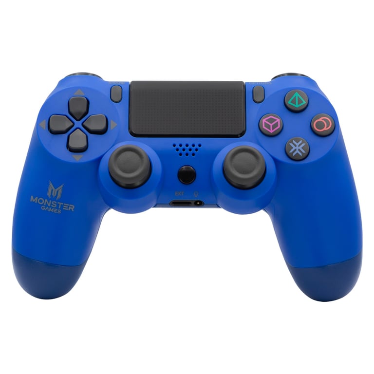 MONSTER GAMES - Control Joystick Ps4 Bluetooth Azul | Ofertitas