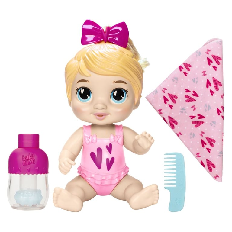 BABY ALIVE Muneca Burbujas Relajantes Harper Hugs Cabello Rubio Ofertitas