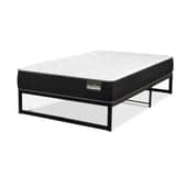 BELSOGNO - Cama Iron Smart Plus Black 1.5 Plazas