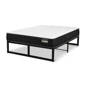 BELSOGNO - Cama Iron Smart Plus Black 2 Plazas