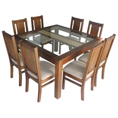 DAGON - Juego De Comedor Sisal 8 Puestos